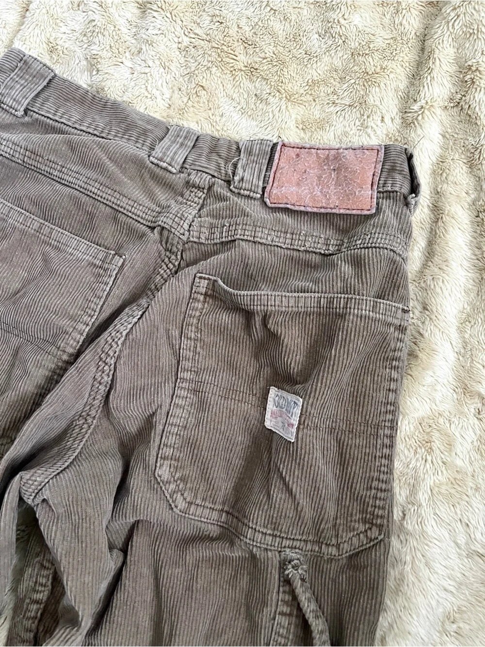 OLD NAVY Girl's Retro Brown Corduroy Pants Size 12